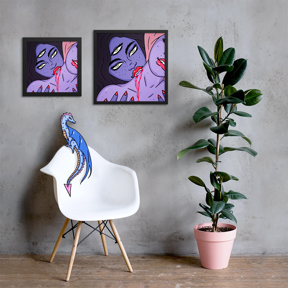 Vampire Kiss Print — Robin Eisenberg